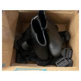 Ladie's Rubber Boots Sz 8 & Safety Harness