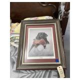 Framed Ducks Unlmt'd Sign Carl Melichar #272