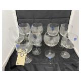 9 Pcs - Assorted Stemware