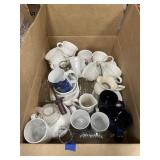 Box of Assorted Cups - Mugs - Pitchers - Saucers