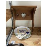 4 Pcs - Croscill Decorative Wall Plates