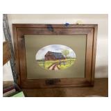Framed Wall Art - Barn