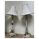 2 - Table Lamps w/Shades