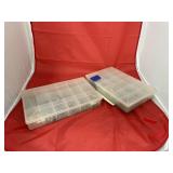 2 Pcs - Plastic Containers w/Nuts/Bults