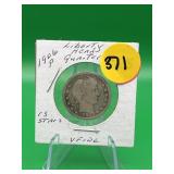1906-P Liberty Head Quarter 13 Stars Very Fine