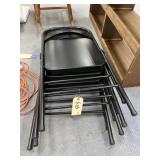 4 - Metal Folding Chairs