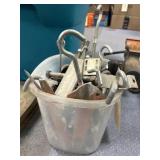 Turnbuckles in Plastic bin