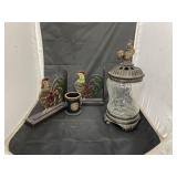 Decorative Jar - Rooster Bookends & More
