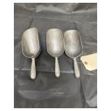 3 - Metal Mini Scoops