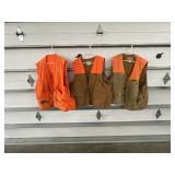 3 Pcs - Hunting Orange Sz XL Vest