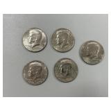5 Bicentennial Kennedy Halves