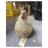 Ceramic Chicken Figurine