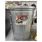 Behrens Galvanized Metal Trash Can w/Lid