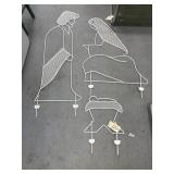 Metal Nativity Yard Dï¿½cor