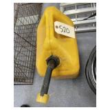 5 - Gal Plastic Diesel Can w/Contents