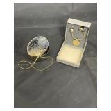 Avon Pin & Avon Chain Necklace