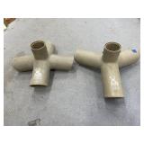 2 Pcs - 4-Way Gravity Head Game Feeders