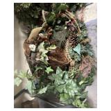 Christmas Wreath & Decorative Chest
