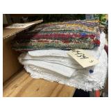 3 Pcs - Bath Mats & Braided Rug