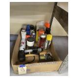 Box of Assorted Paints & Aerosols