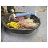 Rubber Feed Bin - Oar - Dumbbell - Stake