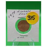 1974-S Lincoln Cent Uncirculated