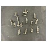 Bag of Small Pewter Soldier Figurines