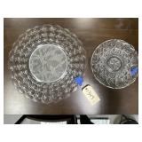 2 Pcs - Glass Serving Trays