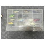 Plastic Organizer w/Fishing Lures