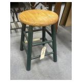 Small Wooden Stool 19'H