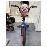 Spiderman Bicycle w/Training Wheels