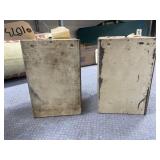 2 Pcs - Vintage Metal Boxes w/Contents