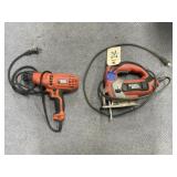 Black & Decker Jigsaw & Black & Decker Drill