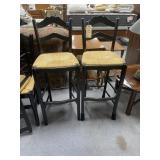 2 Pcs - Wood Bar Chairs