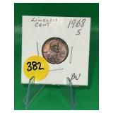 1968-S Lincoln Cent BU
