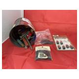 Coffee Can w/Assorted Reloading Supplies