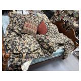Comforter - Shams - Throw Pillows - Drapes
