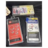 Elec Clips - Hose Clamps - Snap D Rings in Cases