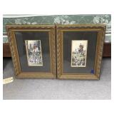 2 - Framed/Matted Hunting Pics 15'x21
