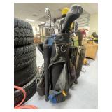 Assorted Golf Clubs in Bag
