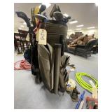 Assorted Golf Clubs in Bag
