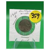 1920-D Buffalo Nickel Good