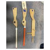 3 Pcs - Handmade Toy Guns