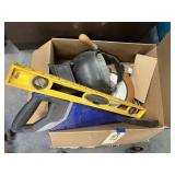 Level - Welding Hood - Hand Saw - Wall Clock