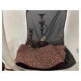 Table Runner & Candle Holders