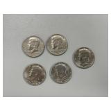 5 Bicentennial Kennedy Halves