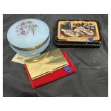 Powder Tin - Avon Metal Card Tin & More