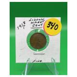 1918-P Lincoln Wheat Cent Fine