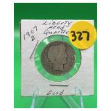 1907-D Liberty Head Quarter Good