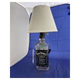 Jack Daniels Glass Table Lamp w/Shade